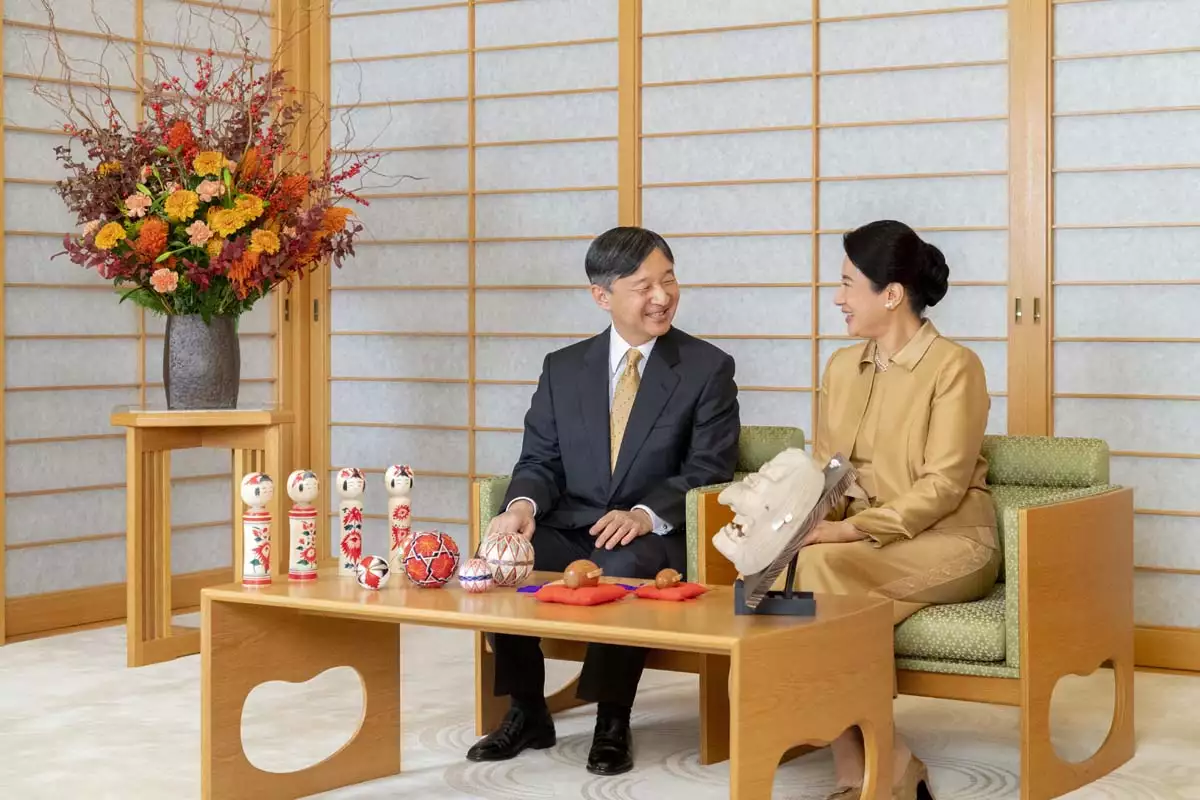 El emperador Naruhito y Masako 