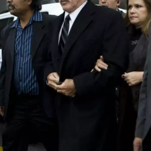 Andrés García llegó muy acompañado.