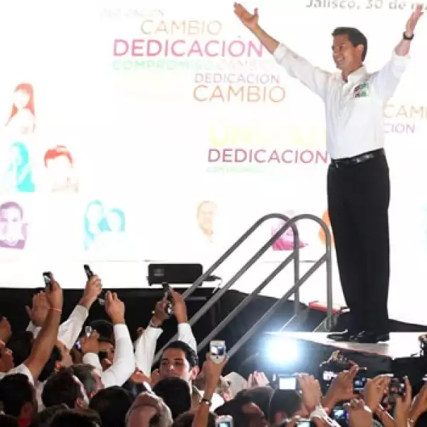 Peña Nieto inicia campaña en Guadalajara
