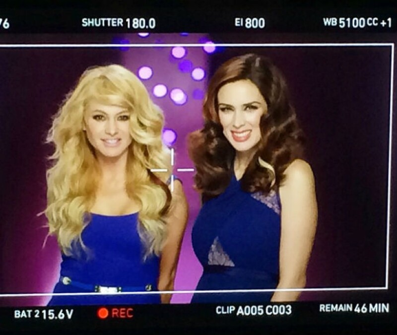 Pauliuna y Jacky grabaron diversos promocionales para televisión.