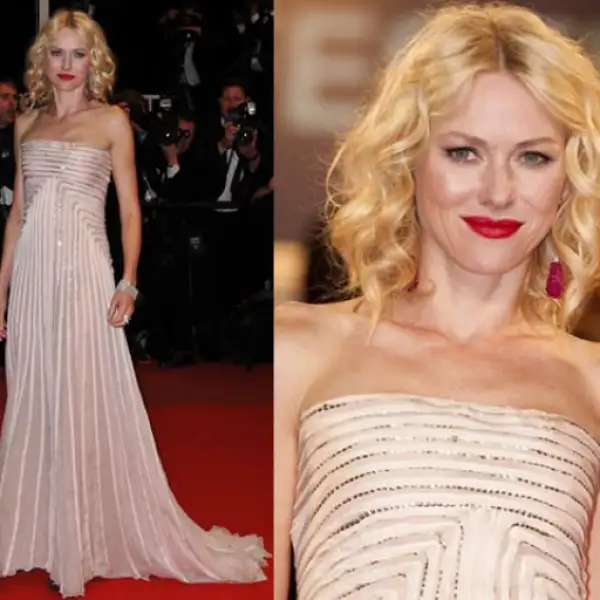 La actriz Naomi Watts destacó con un diseño de Gucci que la hizo ver guapísima.