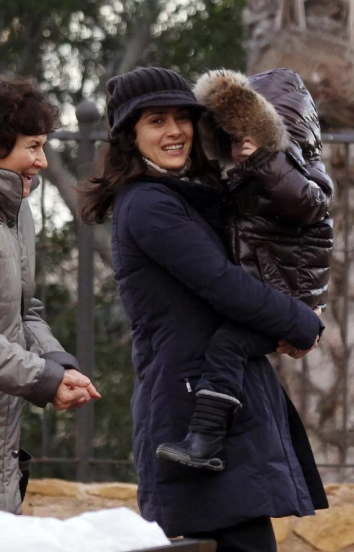 Salma Hayek es una mamá muy dedicada.