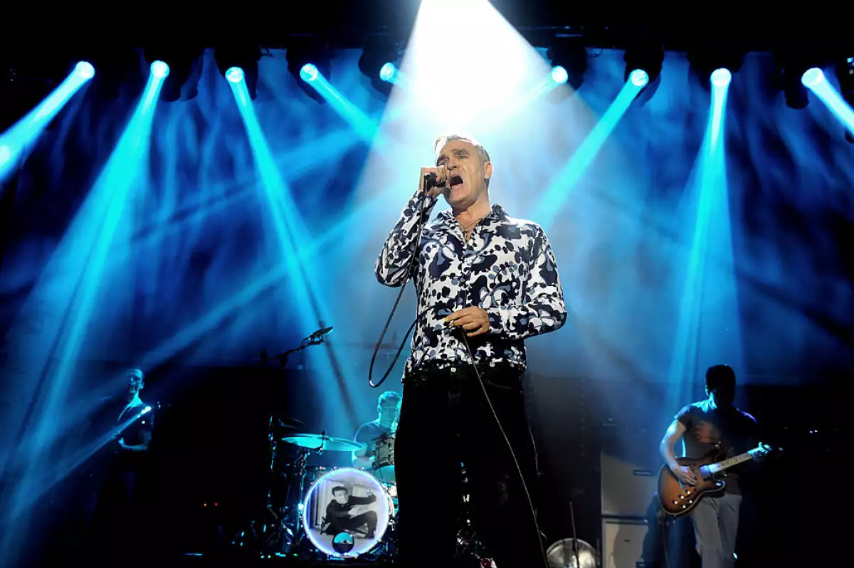 Foto de archivo de Morrissey en un conciertos en Hollywood High School el 2 de marzo de 2013, en Los Ángeles, California.