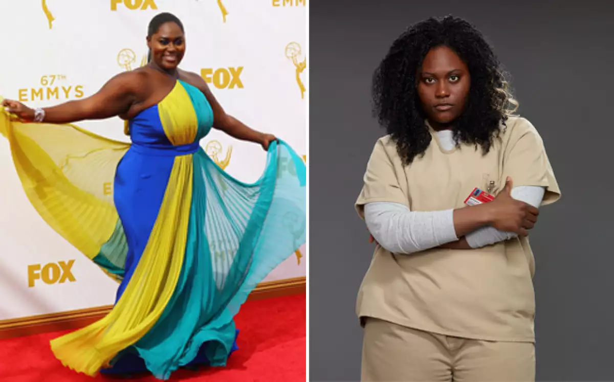Danielle Brooks portó un colorido vestido a la premiación.