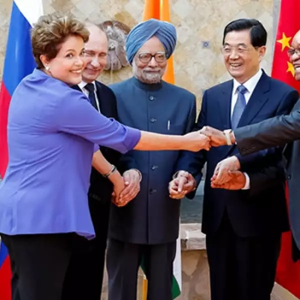 Roussef, Putin, Singh, Hu Jintao, Jacob Zuma