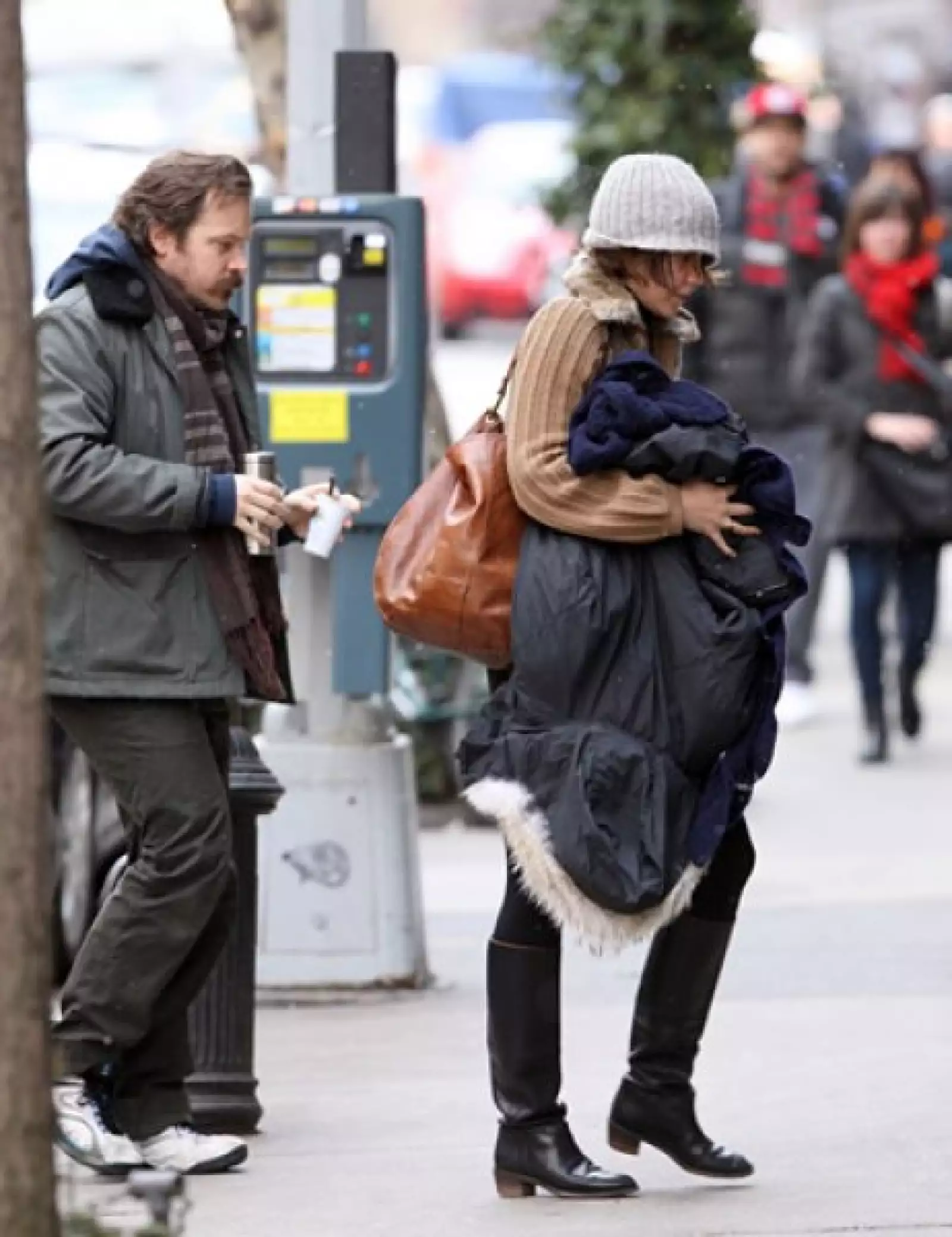 Maggie Gyllenhaal y Peter sarsgaard entraron a la obra Uncle Vanya en Nueva York.