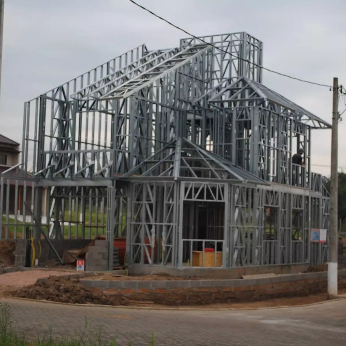 Estructura de casa prefabricada