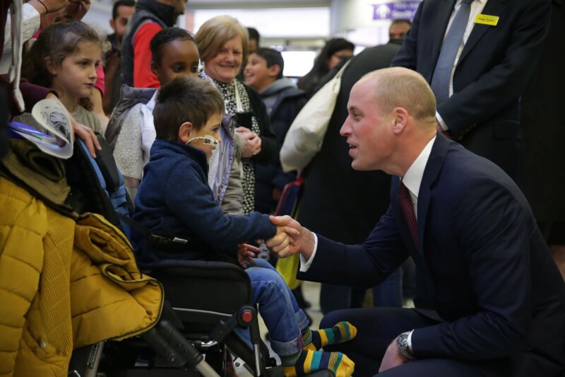 William en el Evelina London Children’s Hospital