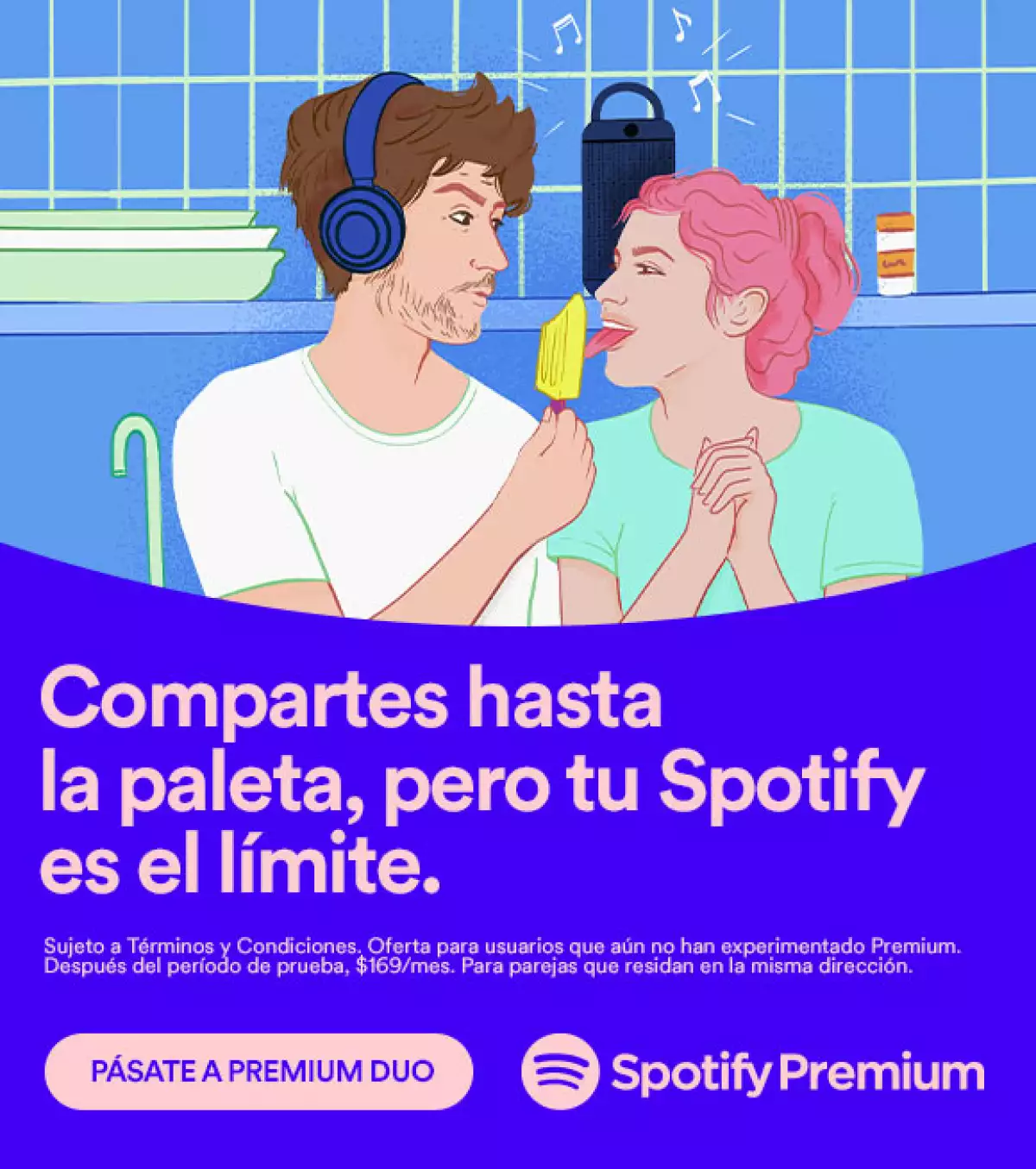 Suscripción Spotify Premium Duo en México
