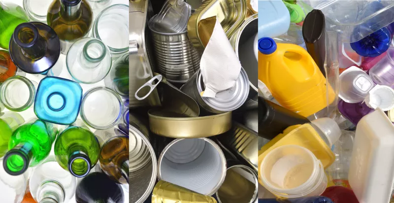 pet, vidrio, plastico