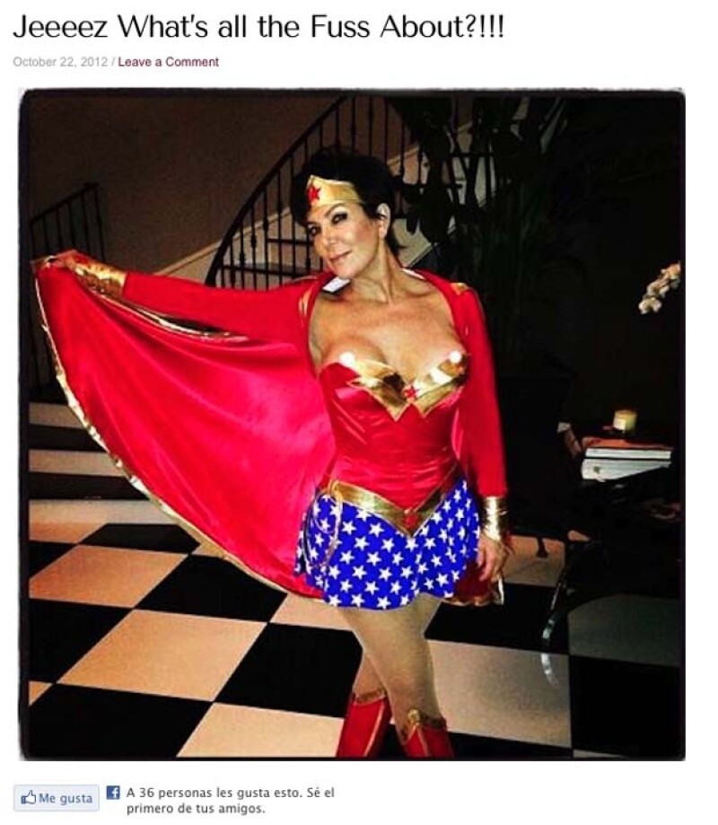 La madre de Kim quiso arreglar su error subiendo una foto un poco editada.
