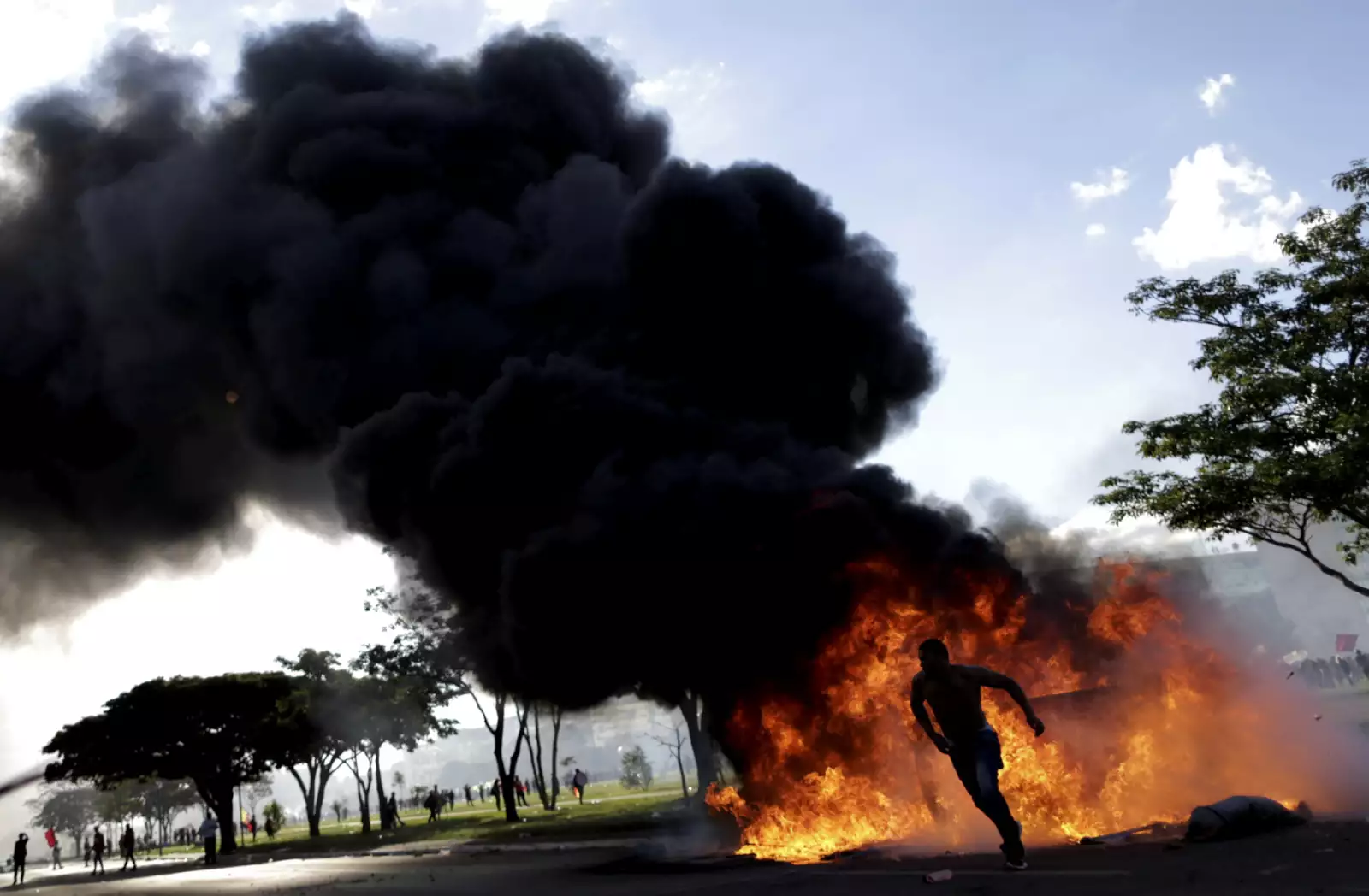Manifestación en Brasil