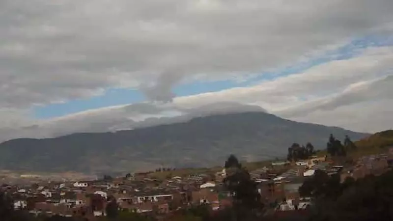 volcan galeras vista panoramica