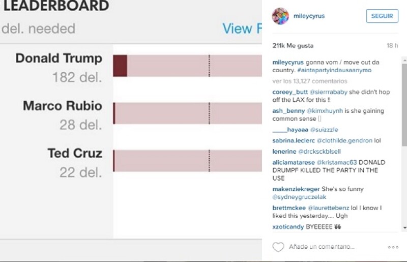 Después mostró su disgusto a tal grado, que amenazó con irse del país.