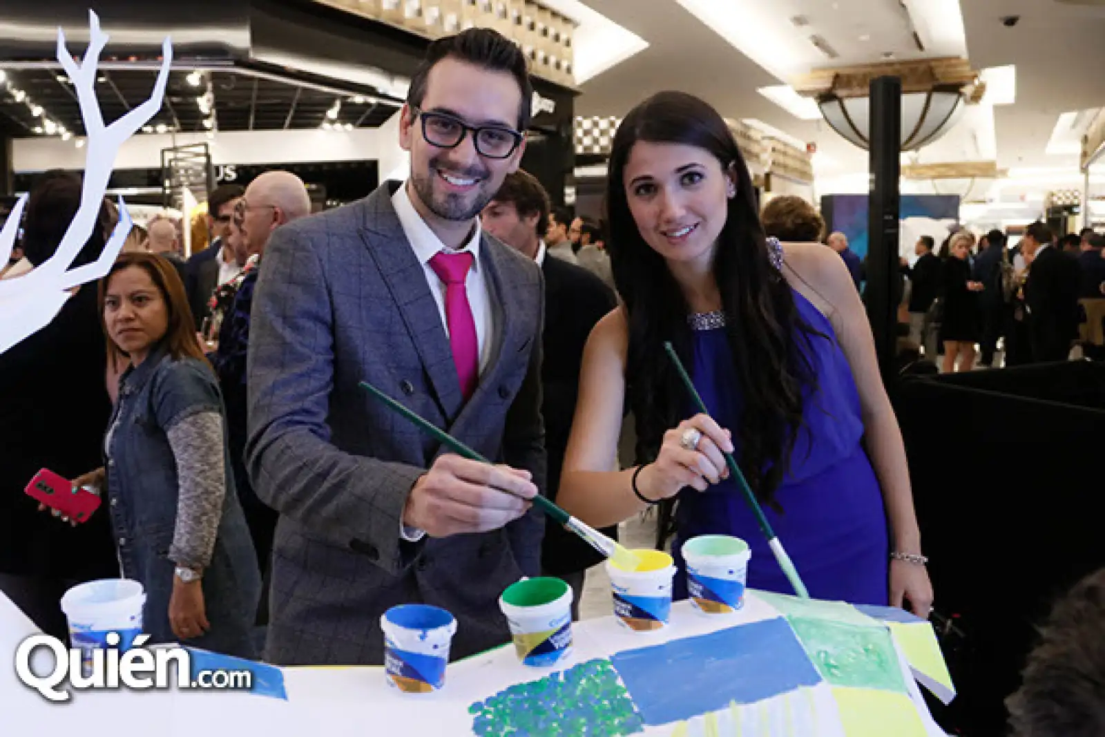 Luis Canchola y Daniela Kauffman