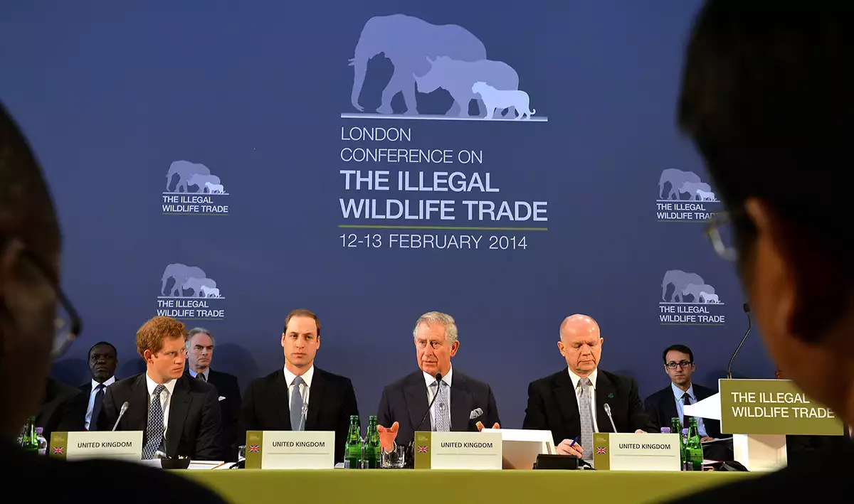 The Prince Of Wales & Duke Of Cambridge Attend The Illegal Wildlife Trade Conference