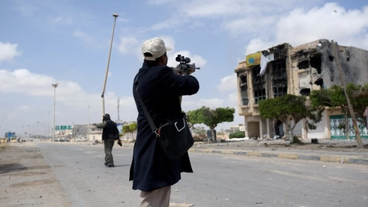 Rebeldes en Misrata