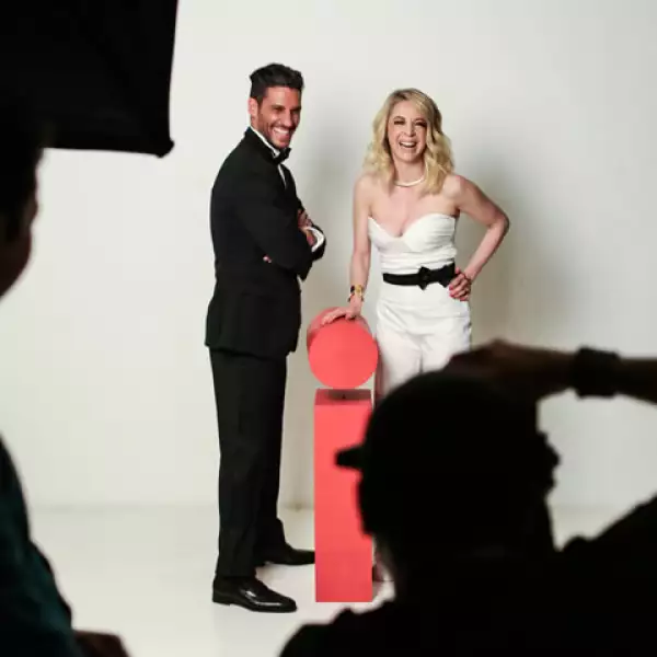 Erick Elías y Edith González