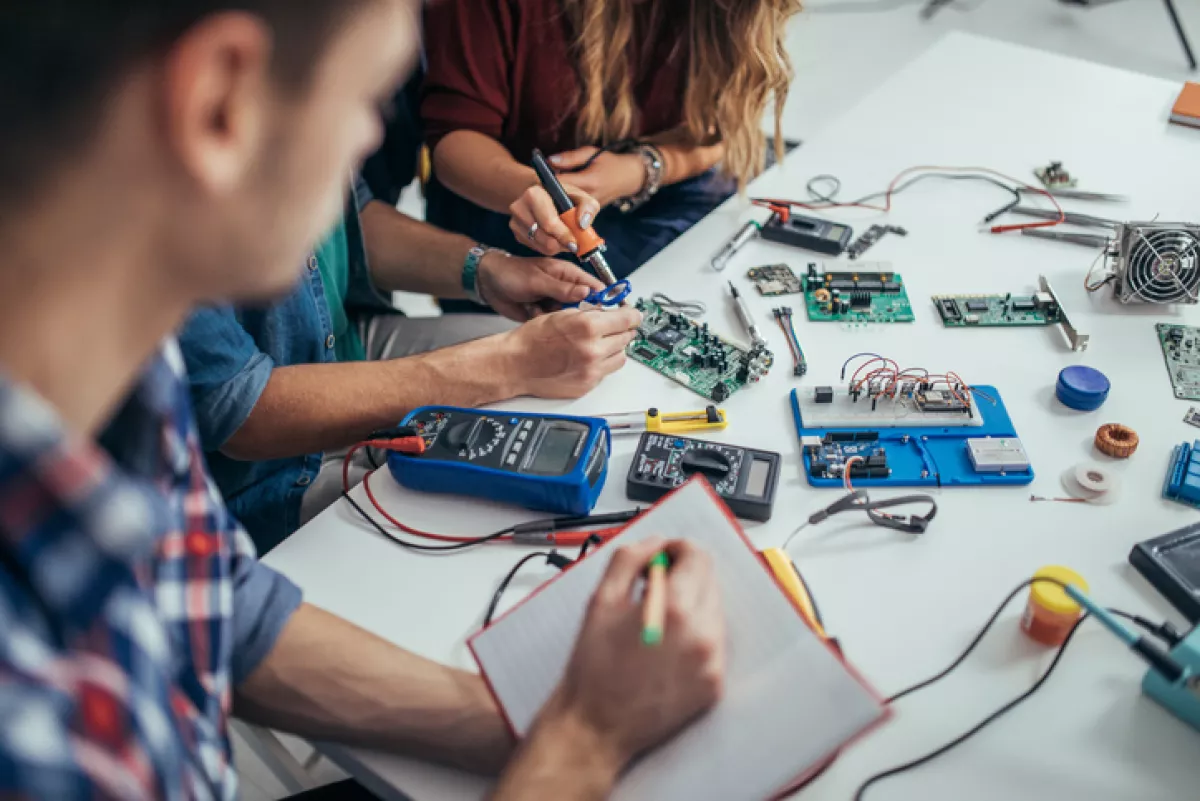Determined students engineers