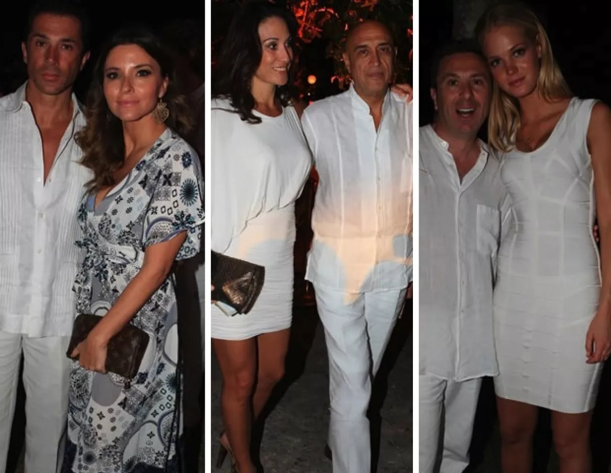 Al Yucatán Moda Nextel asistieron Sergio Mayer e Isabella Camil, Roberta López Negrete y Pedro Torres y Rafael Micha quien posó junto a la modelo estrella Erin Heatherton.