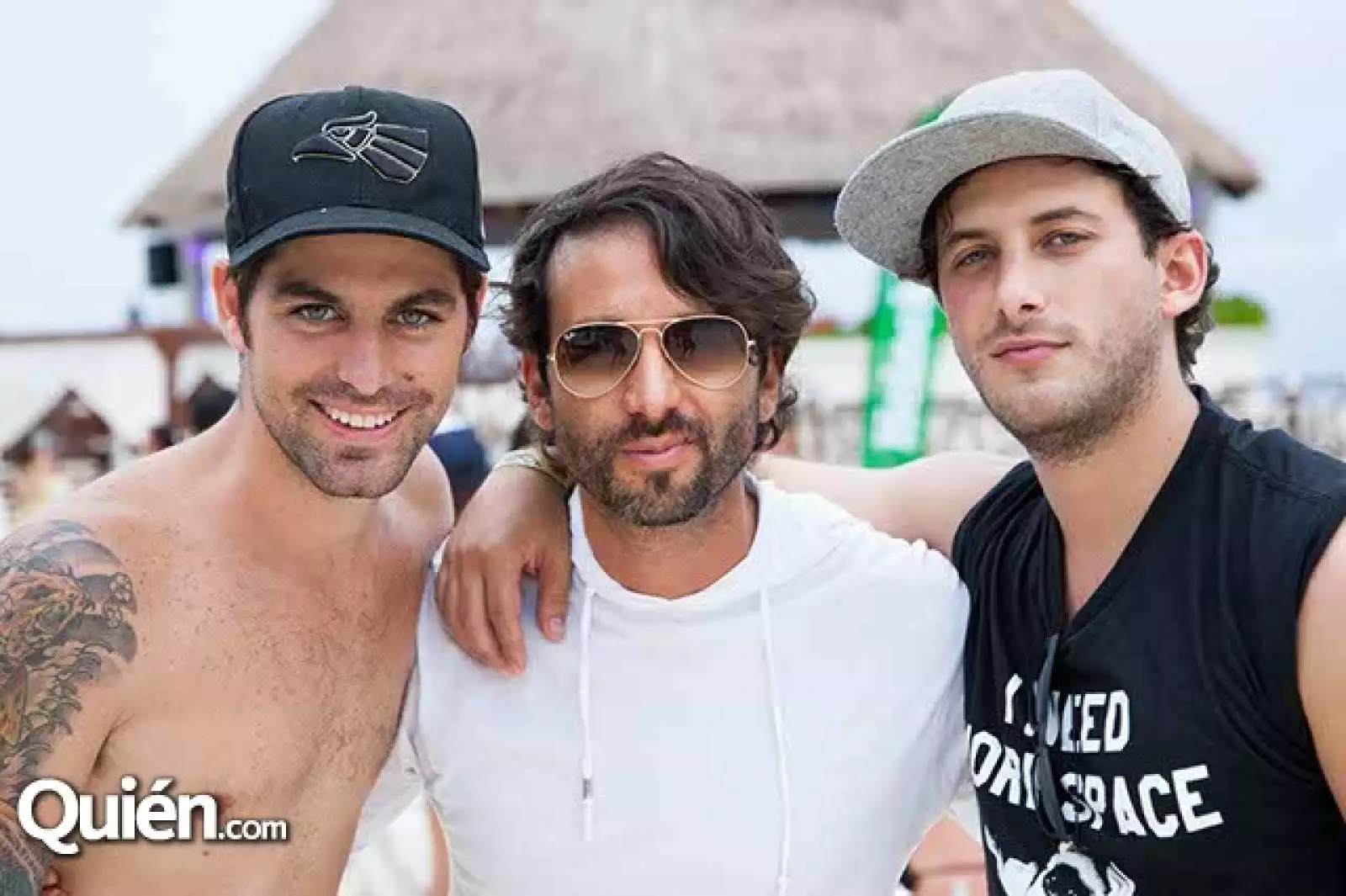 Renato López,Cory Crespo y Sebastian Zurita