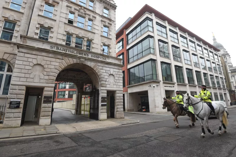 Prince Philip Transfers To St Bartholomew's Hospital In London