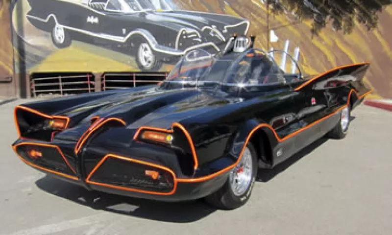 El Batimóvil está basado en el Lincoln Futura de 1955, un auto fabricado en Italia por Ford Motor. (Foto: AP)