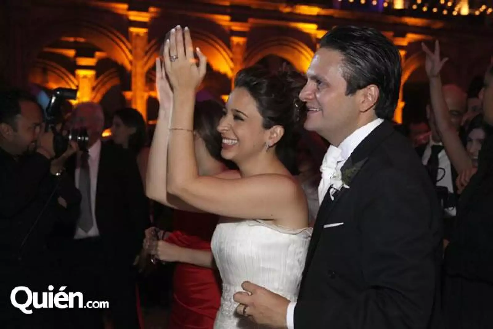 María Elena Castañón y René Aramoní