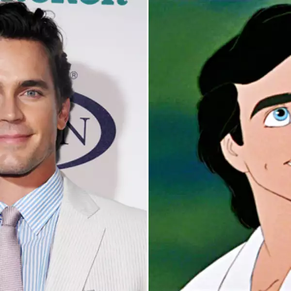 Matt Bomer pudo haber perdido la pelea por el personaje de Christina Grey, pero él podría presumir que tiene a la versión dibujada de él mismo en Eric de La Sirenita.