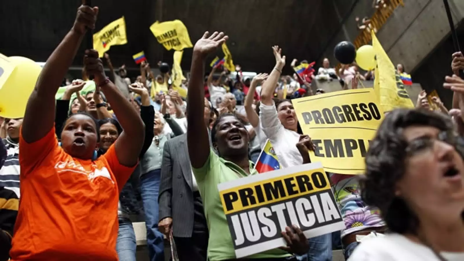 Chavistas marchan en Caracas