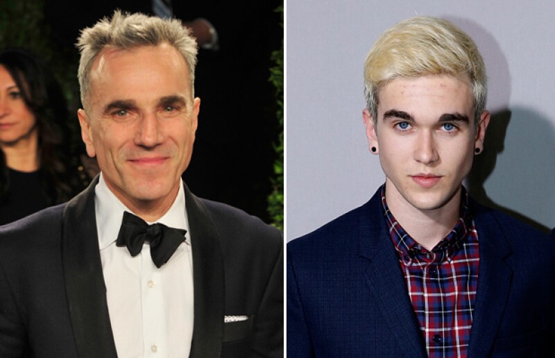El modelo y su padre, Daniel Day-Lewis, comparten las mismas cejas y estructura facial.