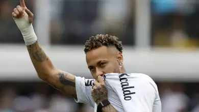 Por fin regresa: Neynar vuelve a jugar con el Santos tras cirugía de rodilla