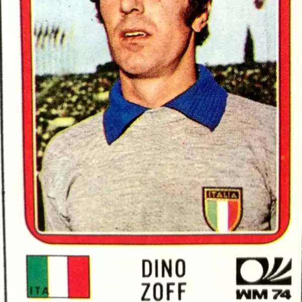 Jugador estampa de Panini