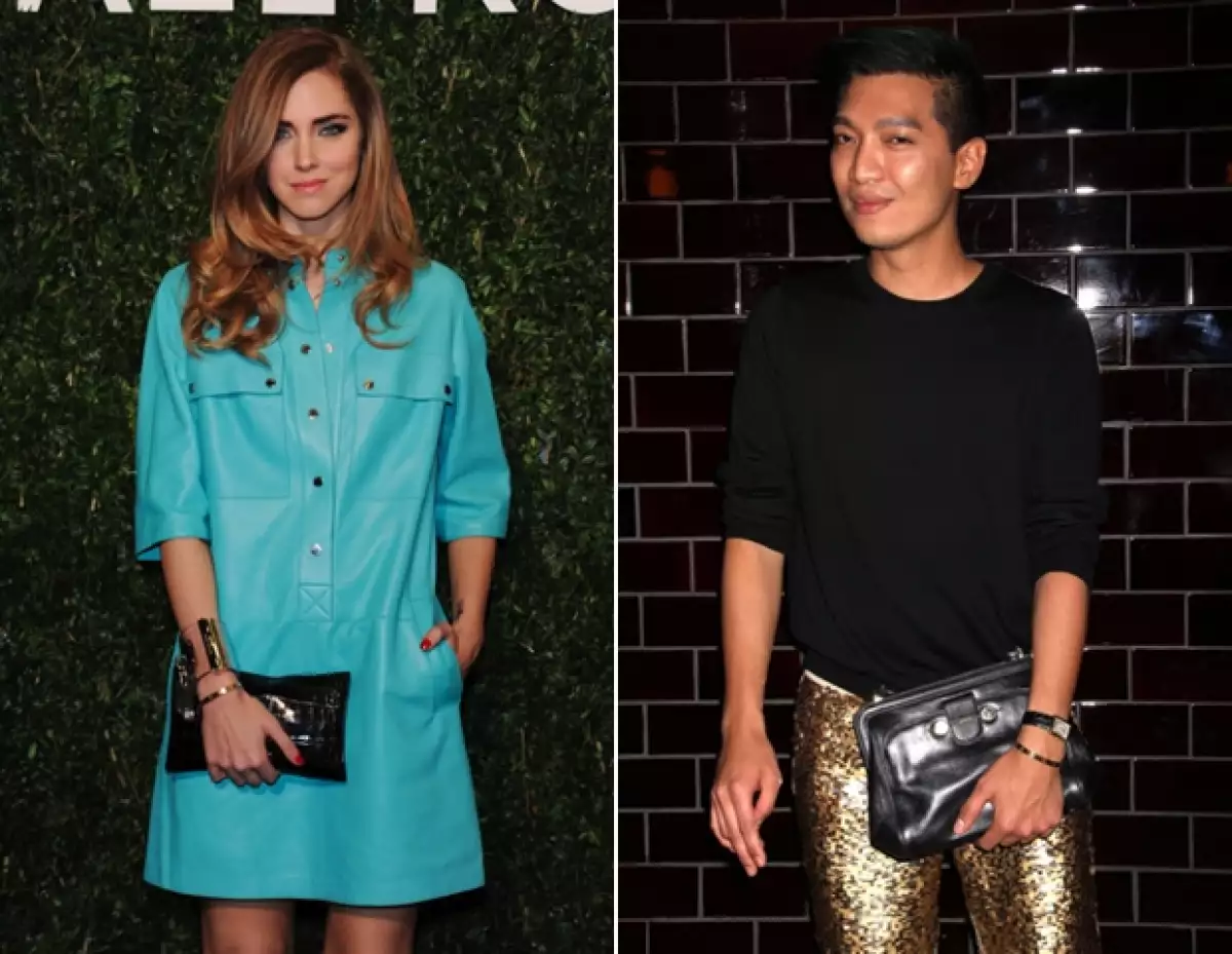 Bryan Boy y Chiara Ferragni, dos personas que empezaron en internet y ahora no se despegan de los "front rows".
