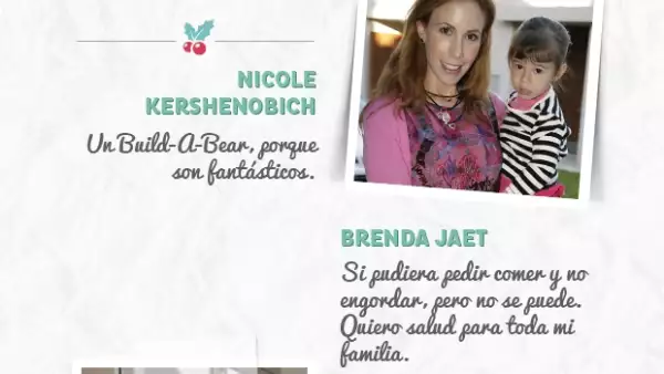 Paulina Díaz Ordaz, Sylvana Beltrones, Lili Henaine y Brenda Jaet ya tienen listas sus cartas con la lista de regalos que esperan recibir esta Navidad.