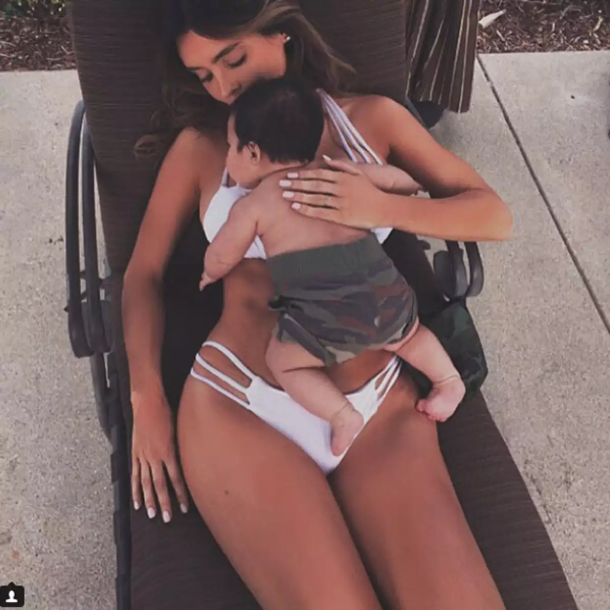 Esta fue la foto que levantó críticas y comentarios.