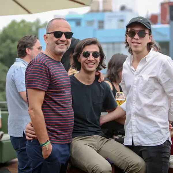 Carlos Couturier, Pelayo Couturier y Mateo Couturier