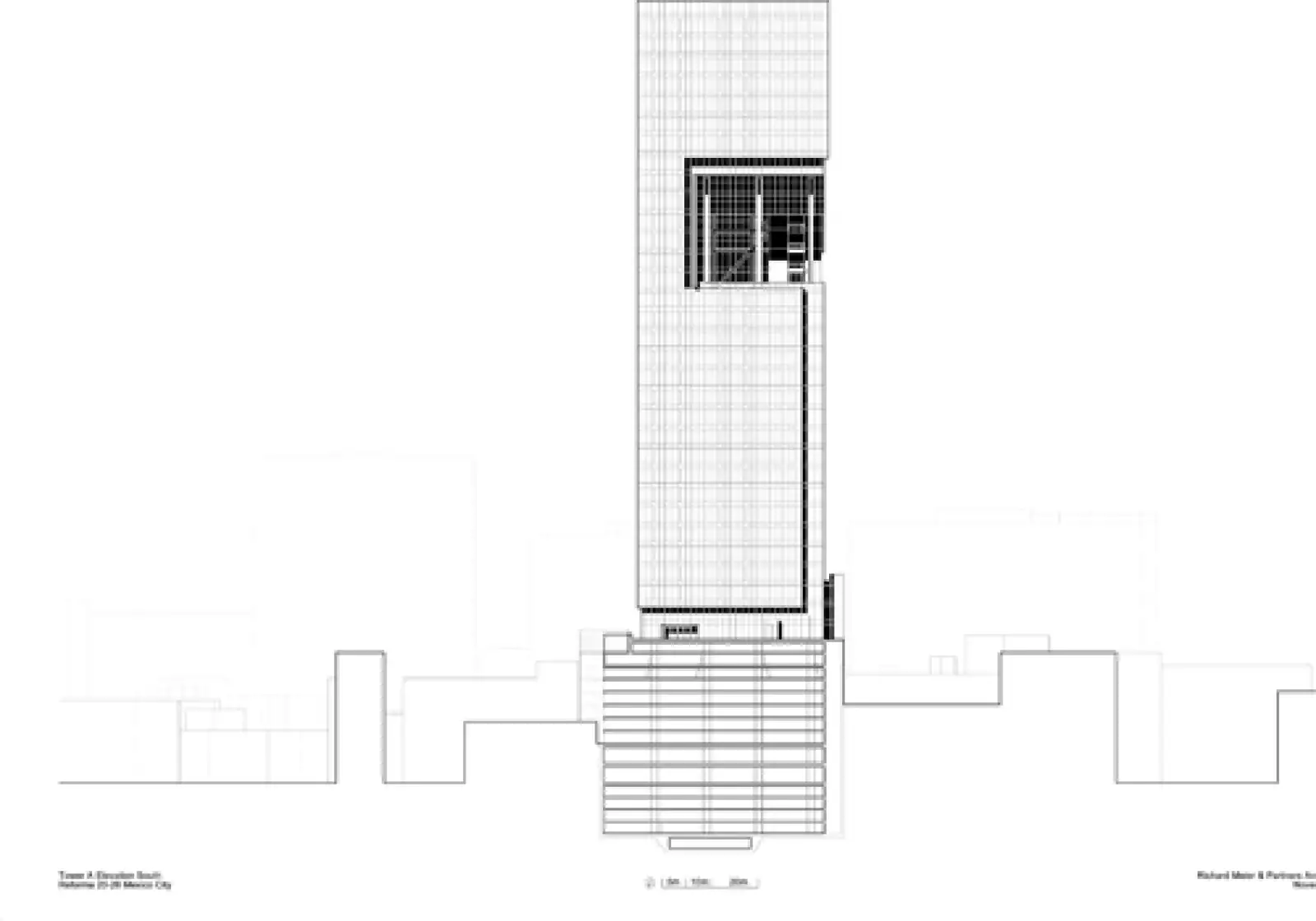 Reforma Towers elevation south