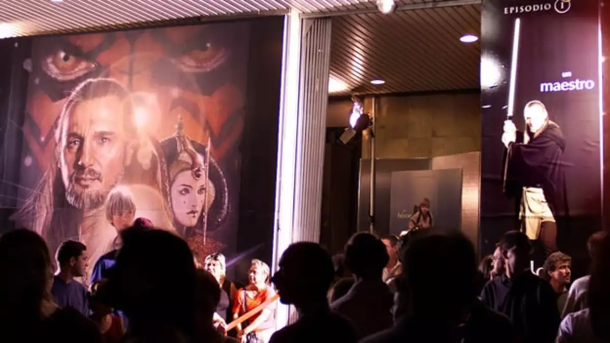 Estreno de La amenaza fantasma en España