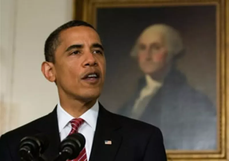 El mandatario dedicó su discurso semanal por radio e Internet para presionar a la cámara alta. (Foto: AP)