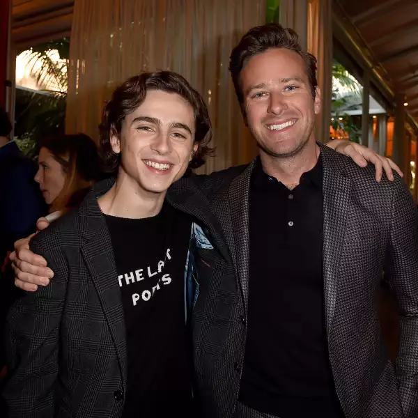 Timothée Chalamet y Armie Hammer