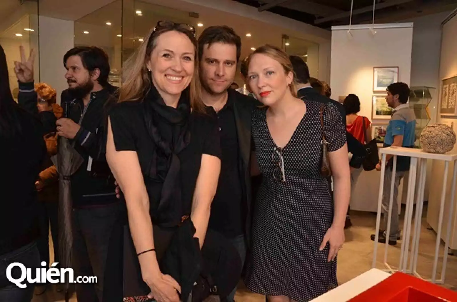 Mercedes Gertz,Julián Antuñano y Victoria Gertz