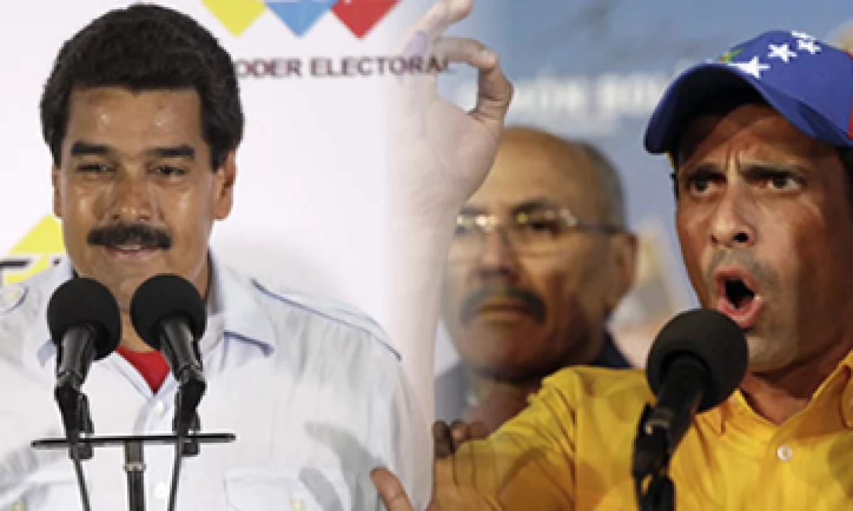 Maduro –izq- fue el ganador de la elección, según la autoridad, pero Capriles –der- exige una auditoría total de los votos. (Foto: Especial)
