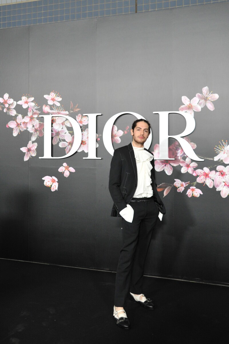 Alex Acero y Mau Kirschner en el desfile de Dior en Tokio