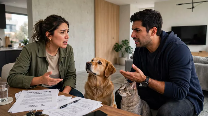Divorcio perro gato