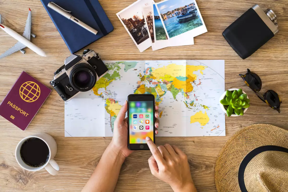 Planning a travel with iPhone