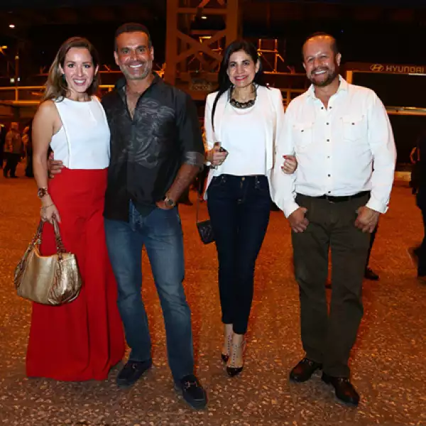 Rocío Rivera,Fernando Lobato,Lidia Zatarain y Helios Padilla