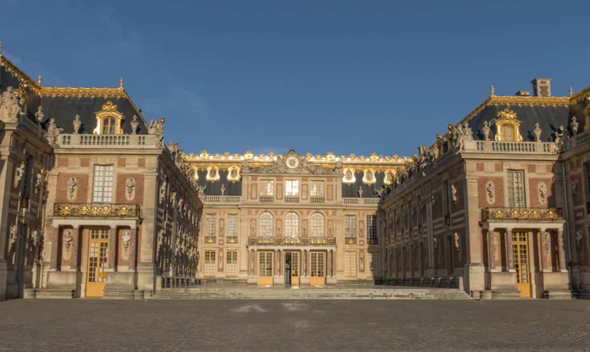 Exterior of the Palace of Versailles.