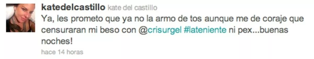 Kate se unió a la indiganción.