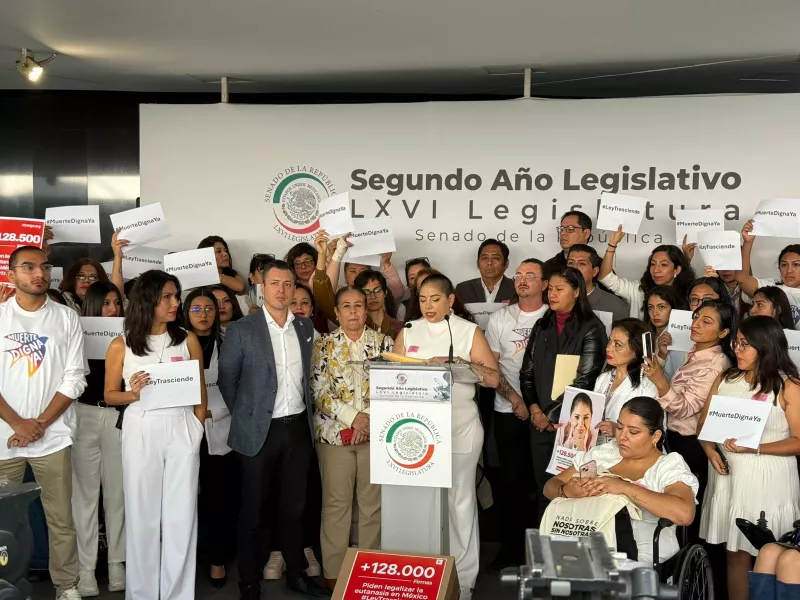 Activistas presentan iniciativa sobre eutanasia 
